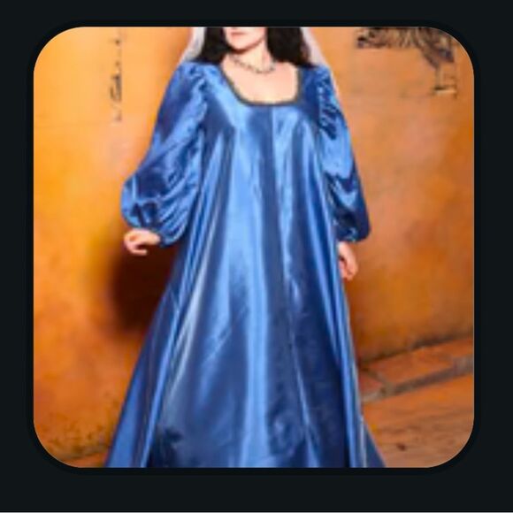 Damsel in this dress medieval gown nevermore collection in Blue nWT size S/M - Picture 1 of 5
